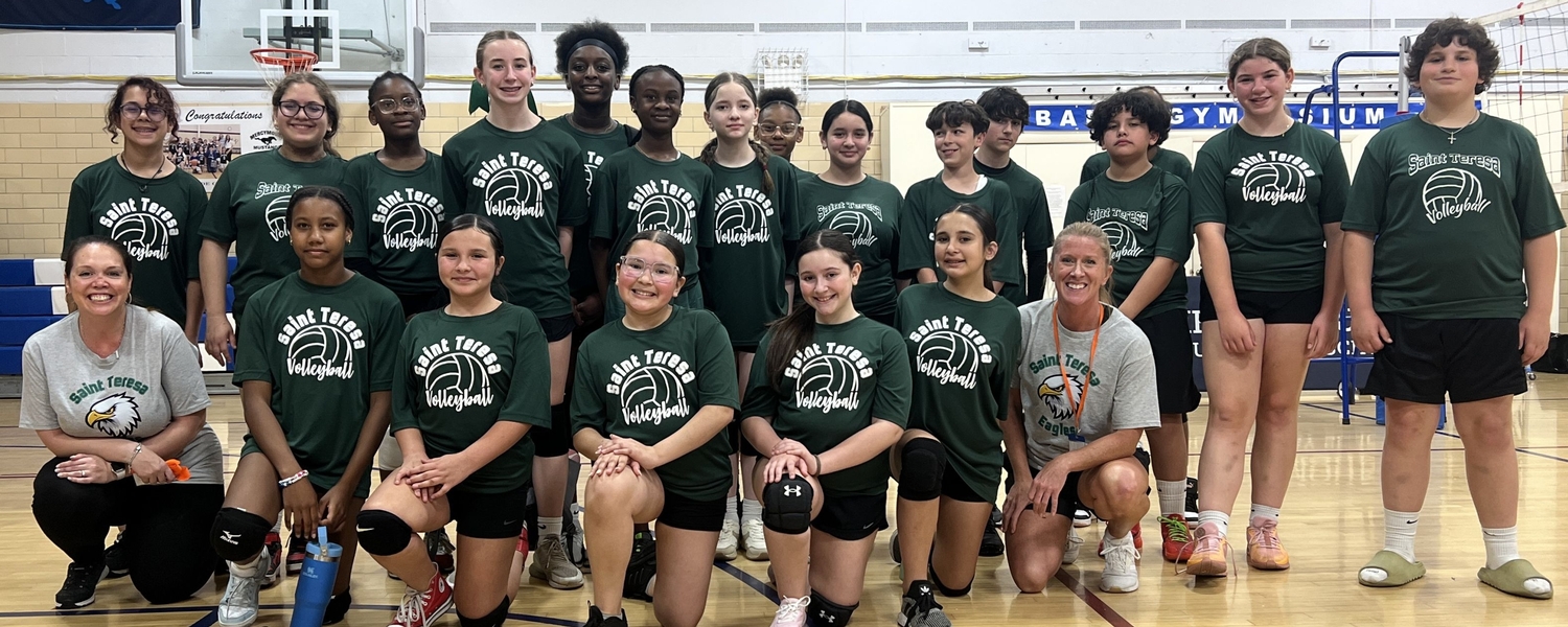 Co-Ed Middle School Volleyball Team Spring 2025